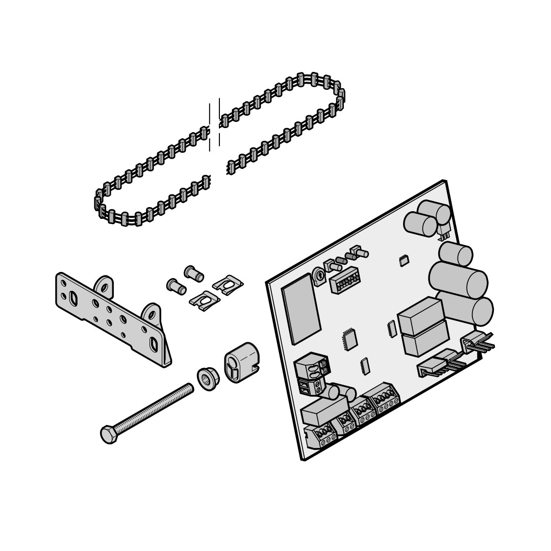 Náhradné diely pohonov pre posuvné brány